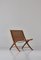Modern Danish X-Chair Lounge Chair attributed to Hvidt & Mølgaard for Fritz Hansen, 1959, Image 4