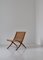 Fauteuil X-Chair moderne, Danemark attribué à Hvidt & Mølgaard pour Fritz Hansen, 1959 3