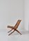 Fauteuil X-Chair moderne, Danemark attribué à Hvidt & Mølgaard pour Fritz Hansen, 1959 13