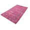 Distressed Turkish Over-Dyed Pink Rug in Wool, 1970s 10
