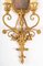 Italian Carved and Gilded Wood Sconces, Set of 2 2
