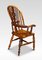 19th Century Yew Wood Windsor Armchairs, Set of 6 3