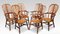19th Century Yew Wood Windsor Armchairs, Set of 6 7