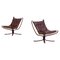 Falcon Chairs attributed to Sigurd Ressell, 1970s, Set of 2, Image 1