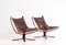 Sigurd Ressell zugeschriebene Falcon Chairs, 1970er, 2er Set 9