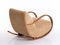 Rocking Chair en Peau de Mouton, Suède, 1940s 2