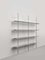 Hypótila Wall Mounted Shelving with Silver Aluminium Finish by Oscar Tusquets Blanca and Lluis Clotet 3