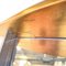 Espejo de pared italiano moderno de madera y metal dorado, años 80, Imagen 10