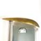 Modern Italian Full-Length Wall Mirror in Gold Wood and Metal, 1980s 6
