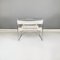 Modern Italian White Armchair Wassily B3 attributed to Marcel Breuer for Gavina, 1960s, Image 5