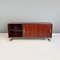 Modern Italian Wood and Steel Sideboard attributed to Giulio Moscatelli for Formanova, 1970s 3