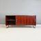 Modern Italian Wood and Steel Sideboard attributed to Giulio Moscatelli for Formanova, 1970s 2