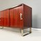 Modern Italian Wood and Steel Sideboard attributed to Giulio Moscatelli for Formanova, 1970s 8