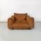 Modern Italian Brown Suede Marenco Armchair attributed to Mario Marenco for Arflex, 1970s 2