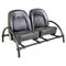 Modern English Black Leather and Metal Rover Sofa by Ron Arad for One Off Ltd, 1981 1