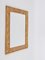 Mid-Century Italian Rectangular Framed Mirror in Bamboo and Woven Rattan Frame, 1960s, Image 10