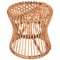 Mid-Centery Italian Bamboo and Rattan Stool from Boncina, 1960s 1