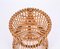 Mid-Centery Italian Bamboo and Rattan Stool from Boncina, 1960s, Image 12