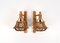 Lantern Sconces in Bamboo and Rattan in the style of Louis Sognot, Italy, 1960s, Set of 2, Image 3