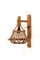 Applique a lanterna in bambù e vimini in stile di Louis Sognot, Italia, anni '60, set di 2, Immagine 9