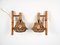 Lantern Sconces in Bamboo and Rattan in the style of Louis Sognot, Italy, 1960s, Set of 2, Image 10
