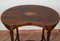 Antique English Eduardian Side Table in Precious Exotic Woods, 19th Century, Image 2