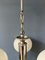 Mid-Century White Opaline Glass Lamp with Chrome Frame, 1970s 10