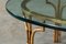 Gilded Iron Faux Bamboo Coffee Table from Maison Bagues 6