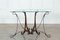 Iron Leather Console Table in the style of Jacques Adnet, Image 3