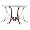 Iron Leather Console Table in the style of Jacques Adnet, Image 1