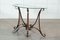 Iron Leather Console Table in the style of Jacques Adnet 2