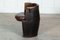 Oak & Leather Whiskey Barrell Chair, 1920s, Image 6