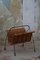 Vintage Scandinavian Magazine Rack in Rattan and Stainless Steel, 1960s, Image 11