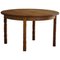 Mid-Century Danish Round Dining Table in Oak with Three Extensions, 1960s, Image 1