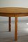 Mid-Century Danish Round Dining Table in Oak with Three Extensions, 1960s, Image 20