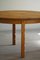 Table de Salle à Manger Ronde Mid-Century en Chêne avec Trois Rallonges, Danemark, 1960s 20