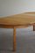 Mid-Century Danish Round Dining Table in Oak with Three Extensions, 1960s 7