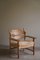 Modern Danish Razorblade Lounge Chair in Oak & Lambswool attributed to Henning Kjærnulf, 1950s 18