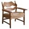 Modern Danish Razorblade Lounge Chair in Oak & Lambswool attributed to Henning Kjærnulf, 1950s, Image 1