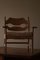 Modern Danish Razorblade Lounge Chair in Oak & Lambswool attributed to Henning Kjærnulf, 1950s, Image 5