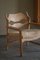 Modern Danish Razorblade Lounge Chair in Oak & Lambswool attributed to Henning Kjærnulf, 1950s 19