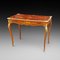 French Floral Marquetry Writing Table, 1920s 1