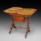 Victorian Game Table in Burr Walnut, Image 1