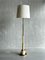 Lámpara de pie italiana de latón pintado, años 60, Imagen 1