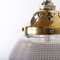 Lila getönte Prismatische Acorn Wandleuchte aus Holophaneglas, 1930er 10