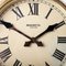 Horloge Murale Industrielle en Laiton par Magneta London, Royaume-Uni 5