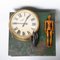 British Industrial Brass Wall Clock by Magneta London 14