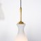 Vintage Opaline Church Pendant Lights Trio, 1960s, Image 5