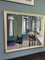 El estudio del pintor, años 50, óleo sobre lienzo, enmarcado, Imagen 3