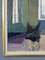 Das Atelier des Malers, 1950er, Öl auf Leinwand, Gerahmt 8